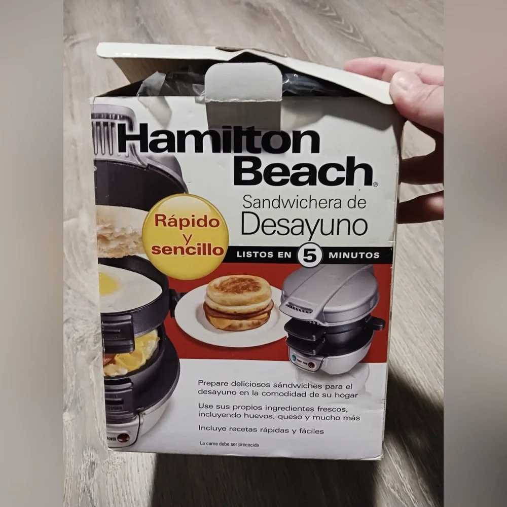 EUC Hamilton beach breakfast sandwich maker